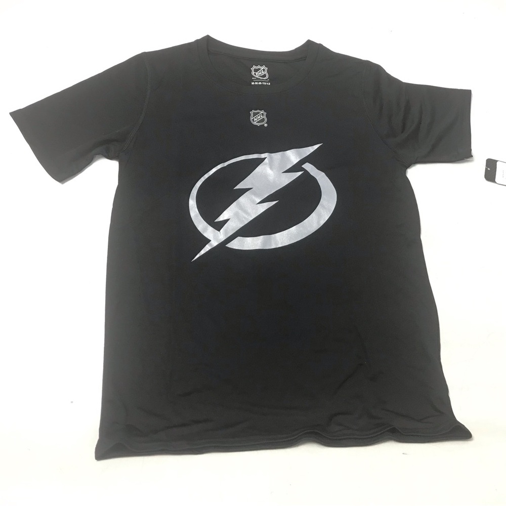 Tampa Bay Lightning Vasilevskiy #88 Hockey Jersey Boys Size M 10/12 Black Shirt